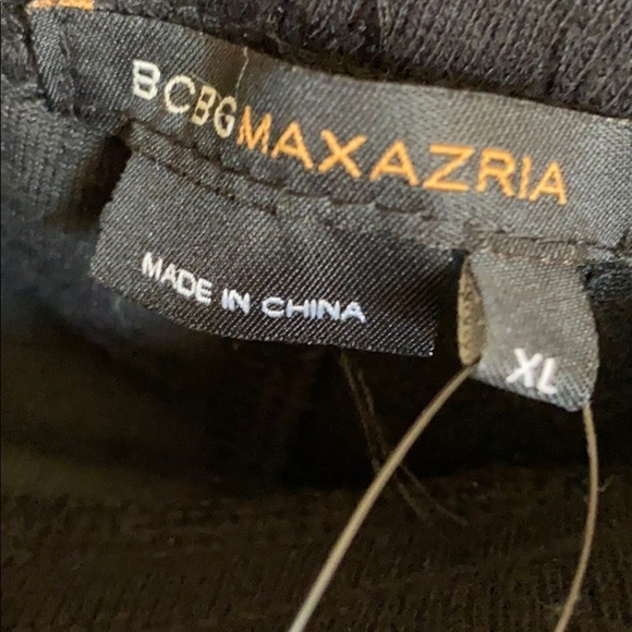 Vintage 90’s BCBG Maxazria VELVET Black Rhinestone Straight Leg Pants XL… - Picture 4 of 11